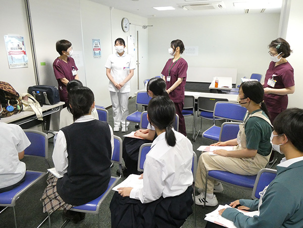 模擬面接会の様子です